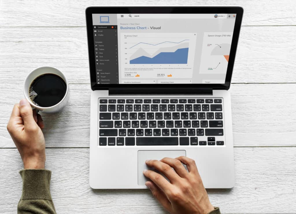 Courbe de résultat sur Google Ads