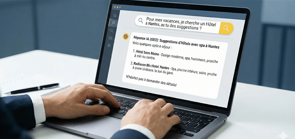 Image d'une recherche sur une IA