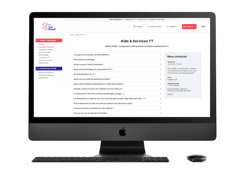 FAQ du site de TTCAR - GEO, pour être cité sur les ia